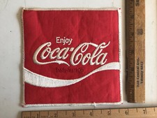 Vintage COCA COLA Coke 6" Jacket PATCH Embroidered from Delivery Man jacke shirt