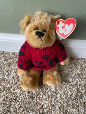 TY Attic Treasures Bearkhardt the Bear - Original Plush Toy with Tag