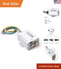 High to Low Signal Adapter for Car Stereo - Streamlined RCA Converter Solution