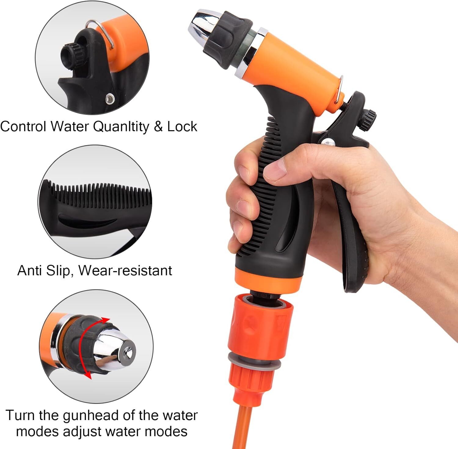 Car Pressure Washer Electric Gun Portable 12V High Power Cleaner With Water Pump