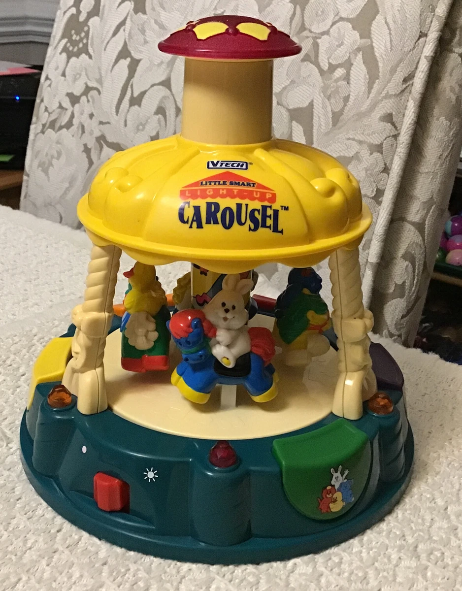 VTech Little Smart LIGHT-UP CAROUSEL Musical Toy - Great for Motor Skills!!!