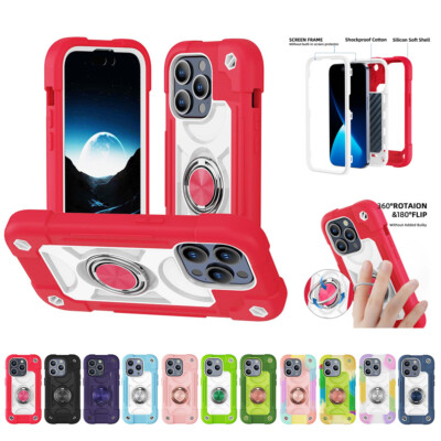 For iPhone 15 Pro Max 14 13 12 11 XR XS Phone Case Heavy Duty Shockproof Cover