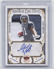 2010 Crown Royale #16 Golden Tate Rookie Die-Cuts Patch Auto #04/10 SSP