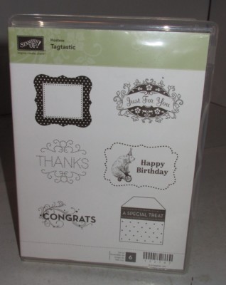 Stampin Up Tagtastic Rubber Stamps 6 Piece Set 122747 Scrapbooking ...