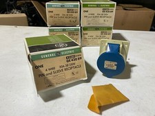 One General Electric 430R9 Pin and Sleeve Receptacle 30A 250V 4-Wire NOS