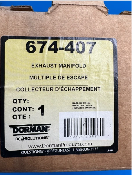 Kit de colector de escape del lado del conductor Dorman 674-407 para Ford Expedition 1997-1998 Foto 3 de 3