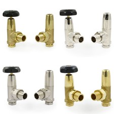 Traditional Radiator Valves 1/2" Angled Pair - Maris | Hot Flow