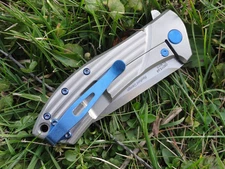 Custom Titanium Standoffs Pivot Screw Scale Screws Pocket Clip for ZT0801 Knife