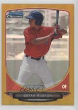 2013 Bowman Draft Picks Chrome Gold Refractor 35/50 Bryan Hudson #BDPP86 4r3
