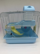 Small Pet Cage Hamster Mouse Gerbil Habitat house slide Wheel Dish water Bottle