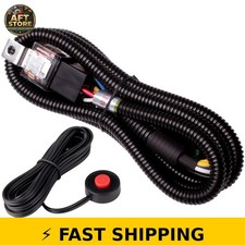 FARBIN 12V Car Horn Relay Wiring Harness Kit with Push Button