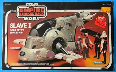 STAR WARS 1981 KENNER SLAVE-1 LOOSE THE EMPIRE STRIKES BACK REBATE OFFER BOX