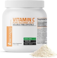 Bronson Vitamin C Powder Pure Ascorbic Acid S...