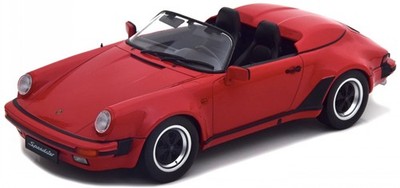 Porsche 911 Speedster 1989 red diecast model car 180451 KK-Scale 1:18