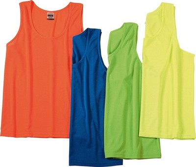 Daiber JN372 Team Signal-T Mesh Tanktop Warnshirt Signalshirt Neon Gelb