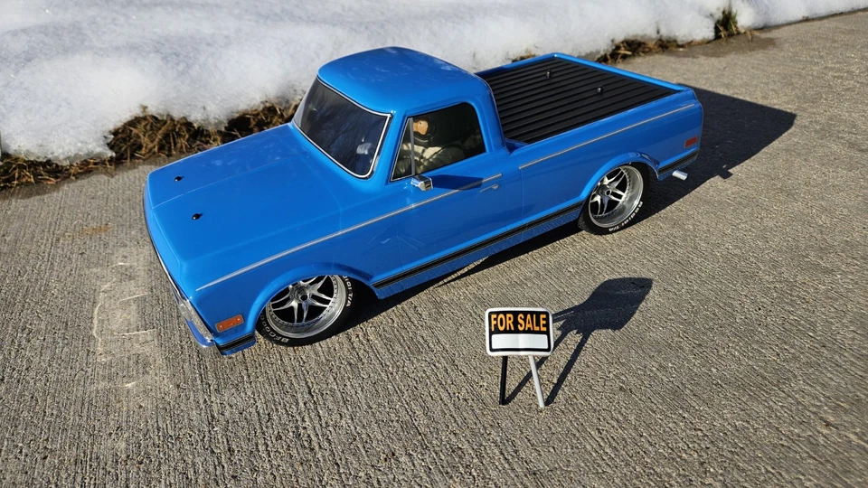 NEW! Custom RC Vaterra 1972 Chevy C10 Body Set VTR230059 for V100 4Tec - READ! - Image 2 of 4