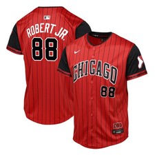 Youth Luis Robert Jr. Red/Black Chicago White Sox 2025 City Connect Limited