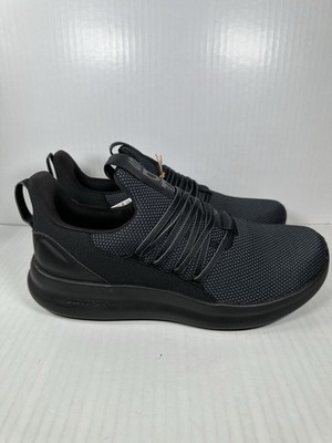 Size 9 - adidas Lite Racer Adapt 7.0 WIDE Black Grey Shoe Sneaker IE8684 NEW