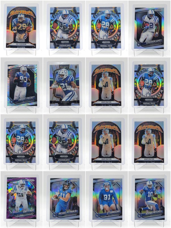 [16] ERIC DICKERSON 2025 PANINI PRIZM BLACK TALISMEN KALIEDOSCOPIC ROOKIE Q6633