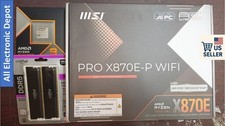 New AMD Ryzen 9 9900X MSI X870E-P Pro WiFi AM5 ATX Crucial Pro 32GB DDR5 6000