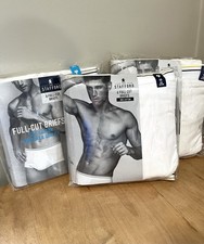 Men  s Stafford 100 Cotton Full Cut Briefs 15 Pair Size 40