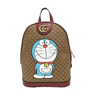 GUCCI Doraemon X Gucci Backpacks Leather Multicolour Free Shipping | Duties Paid