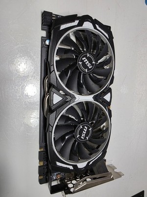 MSI GeForce GTX 1070 ARMOR OC 8GB GDDR5 Graphics Card HDMI DisplayPort DVI-D