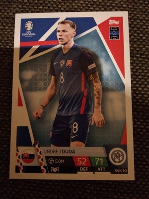Topps Fußball Euro EM 2024 Match Attax SVK 10 Ondrej Duda