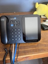Clear Captions Blue Telephone For Hearing Impaired Amplified Captioning Phone