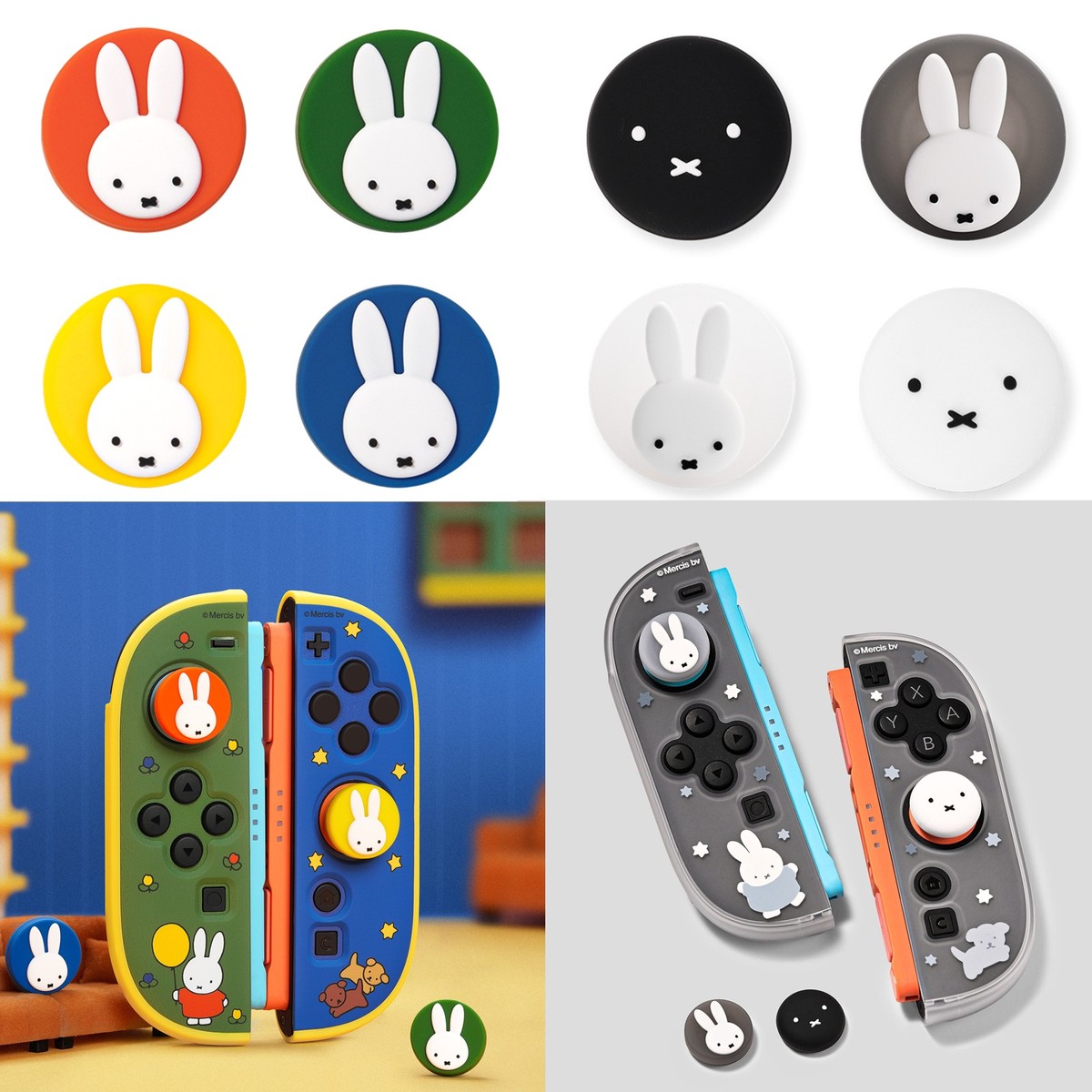 Thumb Grip Caps for Nintendo Switch 2-2025 Version JoyCon Caps