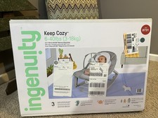 Ingenuity Keep Cozy 3-in-1 Grow with Me Baby Bouncer, Rocker  Toddler