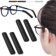 2 Pairs ,Silicone Glasses Ear Cushion, Eye Glasses Ear Grippers anti Slip Glasse