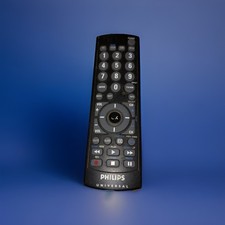Philips Universal Black Cable Remote Control TV VCR DVD
