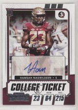 2021 Panini Contenders Draft Picks College Ticket Hamsah Nasirildeen Auto 3wu