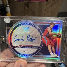 World ranked Crown Royale Majestic Signatures Matjaz Smodis CSKA Autograph /25