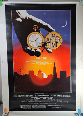 Time After Time, Original Movie poster, 1979, 30x41, Heavy gauge paper, rolled