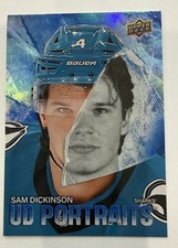2025-26 Upper Deck UD Portraits SAM DICKINSON #P-43 RC