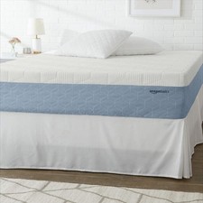 Amazon Basics Cooling Gel Memory Foam Mattress, Medium-Firm, Body Contouring,...