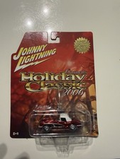 Johnny Lighting 1958 Corvette Red And White Holiday Classic Ornament Option  G2
