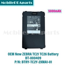 OEM ZEBRA TC21 BATTERY BT-000409 for TC21 TC26 PN:BTRY-TC2Y-2XMA1-01 5000mAh