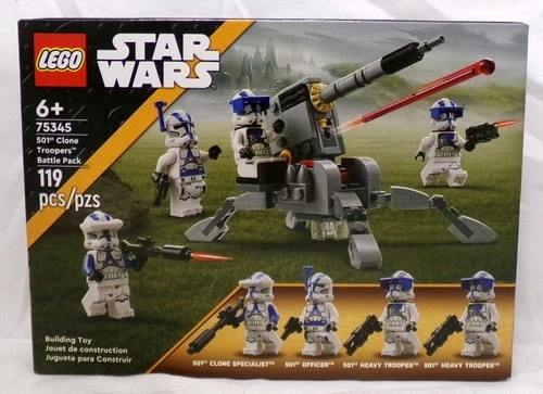 LEGO Star Wars 75345 501st Clone Trooper Battle Pack 119 Piece Set New Sealed