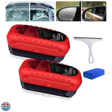 2PCS Automotive Oil Film Cleaning Brush, Glass Cleaning Board, Oil Film Clean...