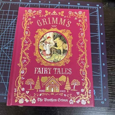 BROTHERS GRIMM'S FAIRY TALES Jakob Wilhelm Grimm Deluxe Bonded Leather NEW