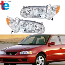 For Toyota Corolla 2001 2002 Headlight Headlamps Left+Right Side w/Corner Signal