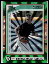2024 Donruss #150 Enrique Bradfield Jr. Green Laser