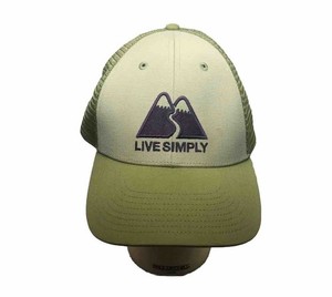 【patagonia】パタゴニア クマロゴ キャップ/LIVE SIMPLY Patagonia Live Simply Breaker Badge Trucker Hat Snapback Cap Mesh
