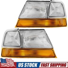 6pc For 1998-2000 Ford Ranger Headlights Wcorner Lights Amber Signal Leftright 6pc For 1998-2000 Ford Ranger Headlights Wcorner Lights Amber Signal Leftright