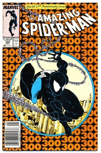 Amazing Spider-Man #300 F/VF, 1st Venom, Signed by Todd McFarlane, Marvel 1988