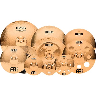 Meinl Classics Custom Triple Pack Cymbal Set 8 Bell 10 Splash 12 Trash Splash