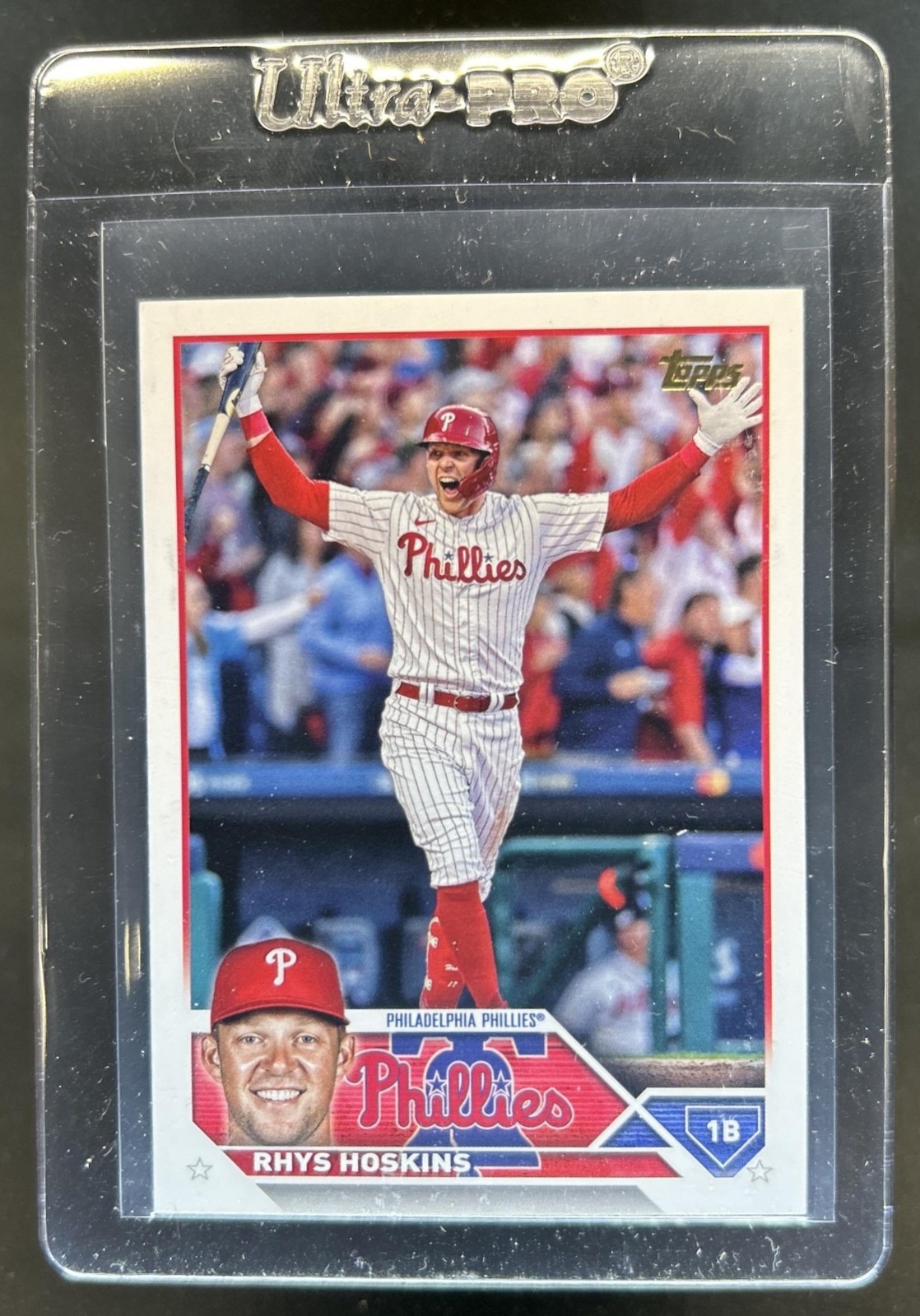 2023 Topps Rhys Hoskins Image Variation Golden Mirror SSP #221 Phillies